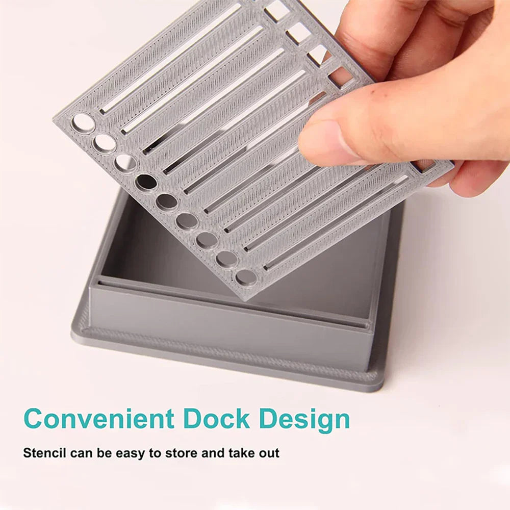 Desktop Note Organizer | Precision Template Storage Box